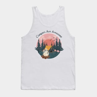 Campers Are Awesome Tank Top